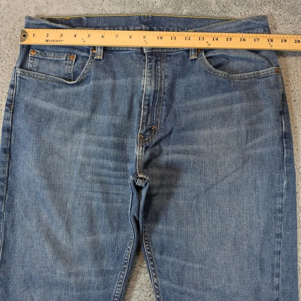 Levis 559 Relaxed Straight Jeans Mens 36x30 Blue Medium Wash Denim Baggy Y2K